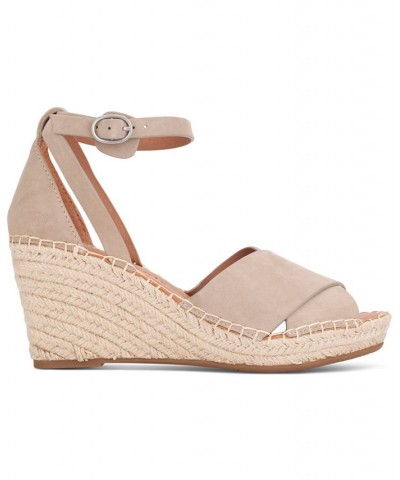 Women's Charli Ankle-Strap Espadrille Wedge Sandals PD03 $50.76 Shoes