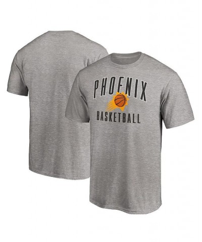 Men's Heathered Gray Phoenix Suns Game Legend T-shirt $15.89 T-Shirts