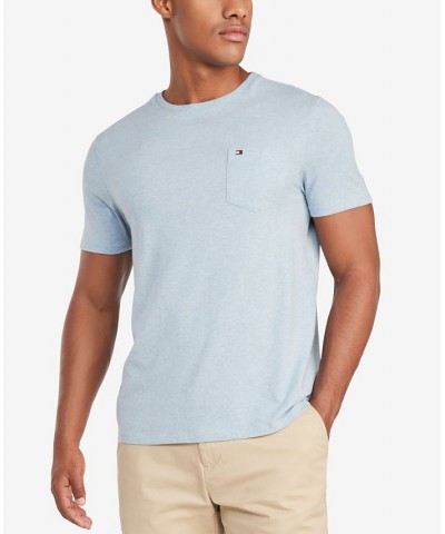 Men's Big & Tall Tommy Crew Neck Pocket T-Shirt Malaga Blue $24.18 T-Shirts