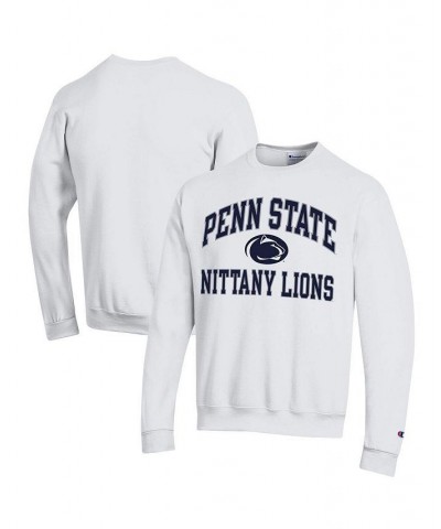 Men's White Penn State Nittany Lions High Motor Pullover Sweatshirt $31.85 Sweatshirt
