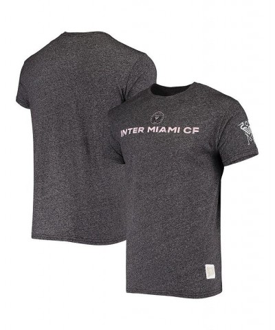 Men's Black Inter Miami CF Mock Twist T-shirt $23.84 T-Shirts