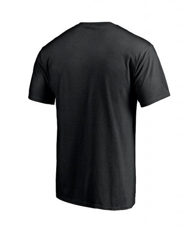 Men's Branded Black Charlotte FC Secondary Logo T-shirt $17.48 T-Shirts
