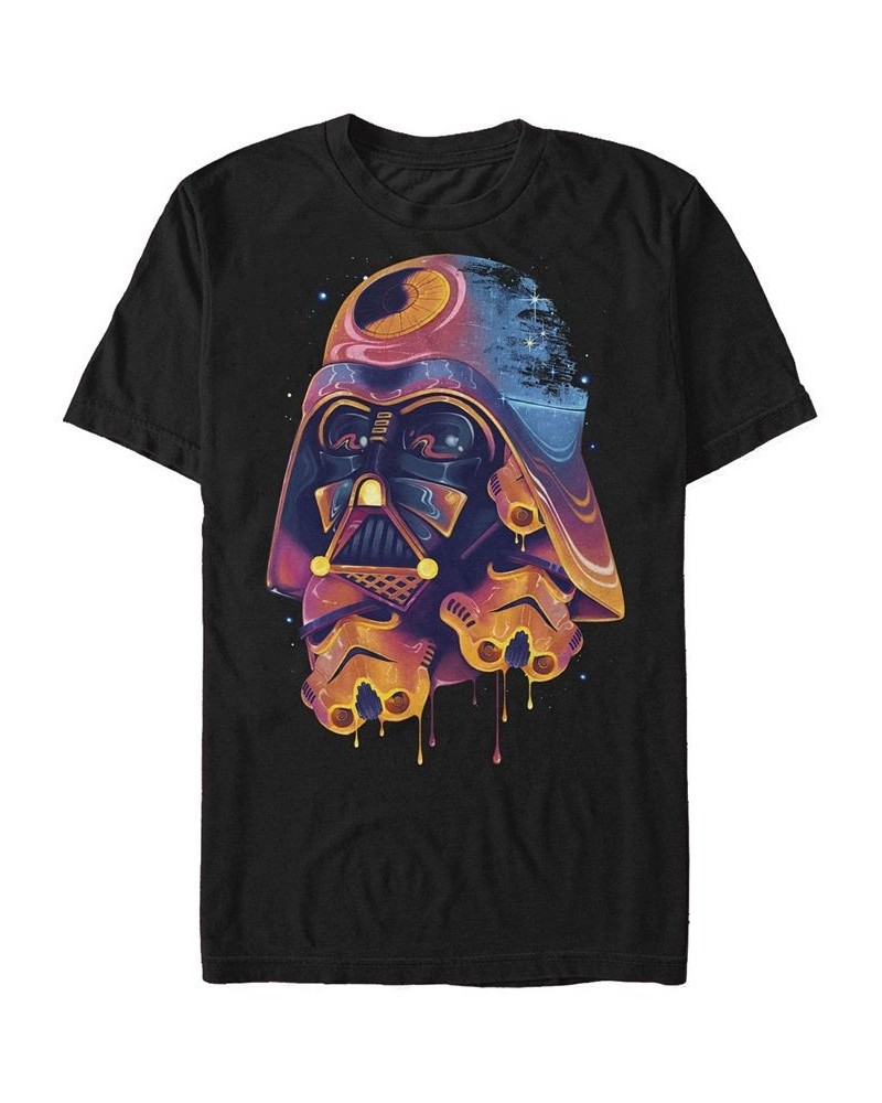 Men's Super Psychadelic Short Sleeve Crew T-shirt Black $17.50 T-Shirts