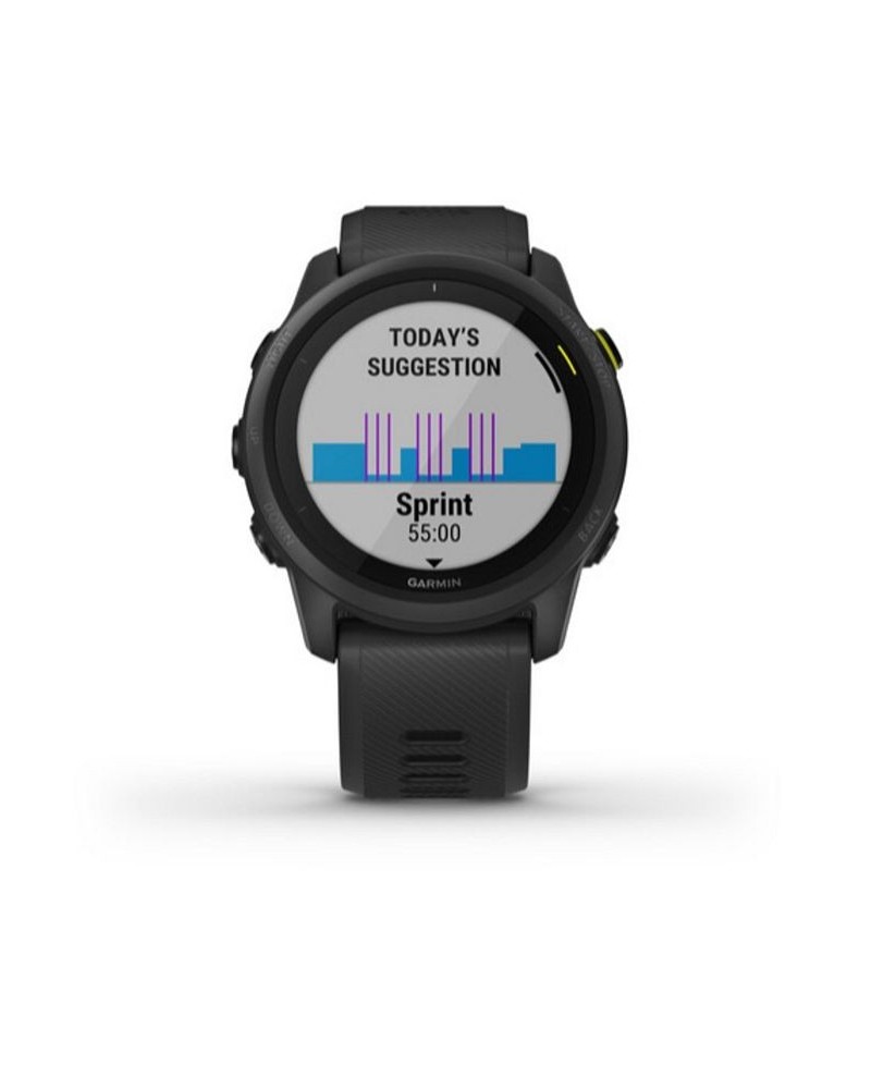 Unisex Forerunner 745 Black Silicone Strap Smart Watch 43.8mm $209.10 Watches