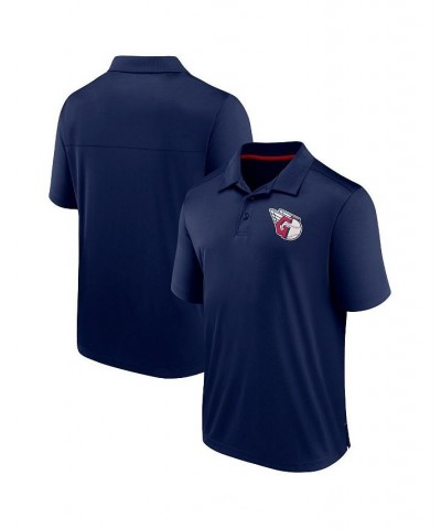Men's Branded Navy Cleveland Guardians Hands Down Polo Shirt $28.20 Polo Shirts