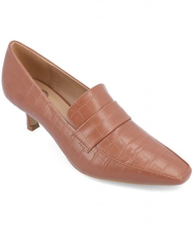 Women's Celina Loafers Brown $43.00 Shoes