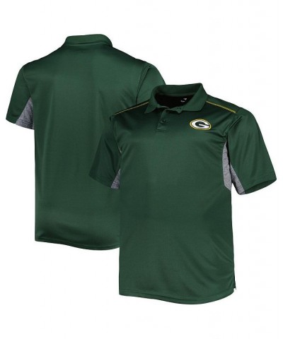 Men's Green Green Bay Packers Big and Tall Team Color Polo Shirt $29.57 Polo Shirts