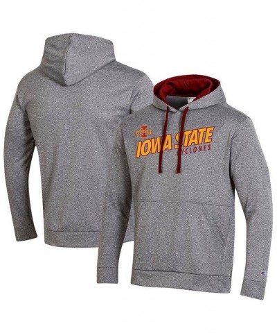 Men's Heathered Gray Iowa State Cyclones Field Day Fleece Pullover Hoodie $36.75 Sweatshirt