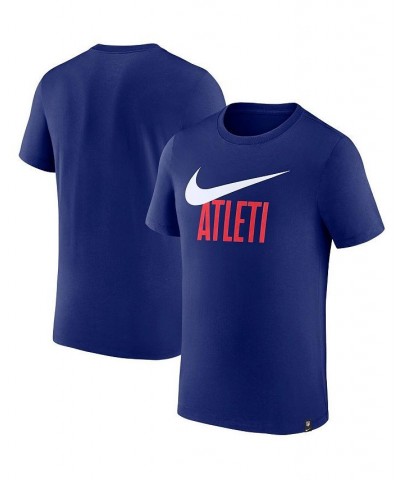 Men's Navy Atletico de Madrid Swoosh T-shirt $20.79 T-Shirts