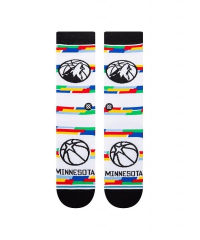Men's Minnesota Timberwolves 2022/23 City Edition Crew Socks $17.39 Socks