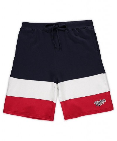 Men's Branded Navy/Red Minnesota Twins Big and Tall Custom Color Shorts $20.00 Shorts
