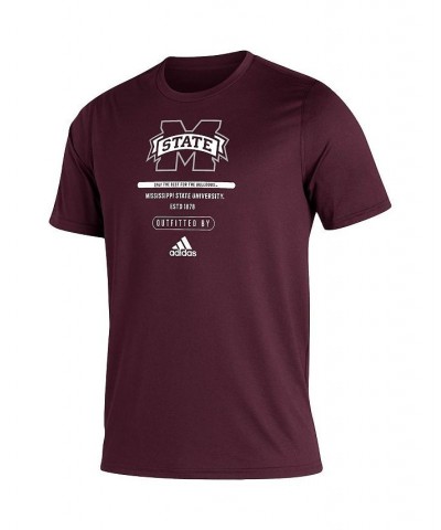 Men's Maroon Mississippi State Bulldogs Sideline Locker Tag Creator AEROREADY T-shirt $15.60 T-Shirts