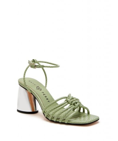 Women's The Timmer Knotted Buckle Sandals Green $57.12 Shoes