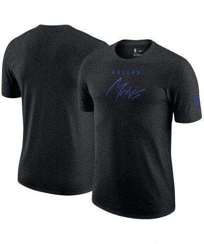 Men's Heather Black Dallas Mavericks Courtside Versus Flight Max90 T-shirt $25.36 T-Shirts