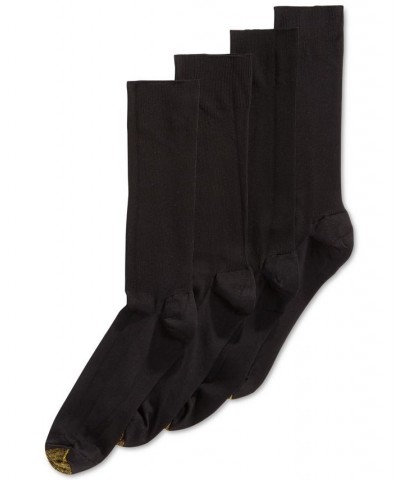Men’s Bonus 4-Pack Dress Metropolitan Crew Socks Black $10.99 Socks