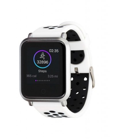 Unisex Air 2 Special Edition White Silicone Strap Smart Watch 41mm $18.54 Watches