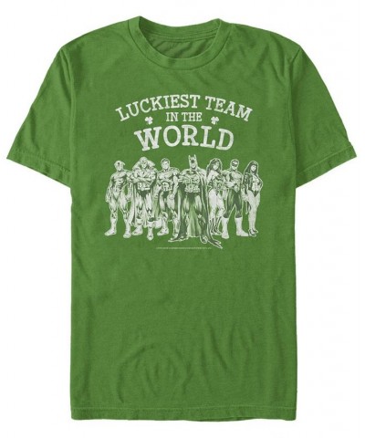 Men's Lucky League Short Sleeve Crew T-shirt Green $14.00 T-Shirts