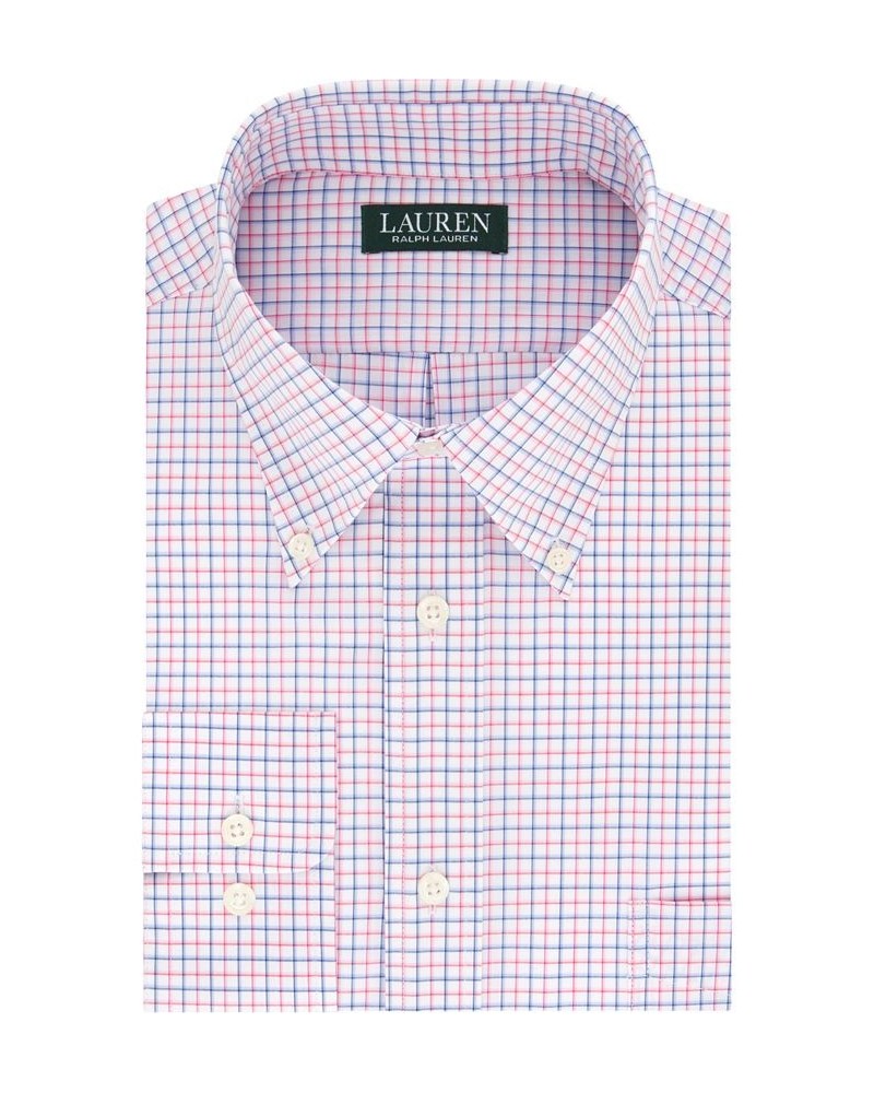 Men's Regular Fit Wrinkle Free Stretch Dress Shirt, Online Exclusive Pink $21.12 Dress Shirts