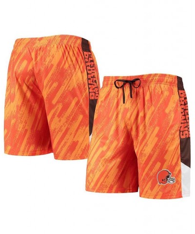 Men's Orange Cleveland Browns Static Mesh Shorts $22.50 Shorts