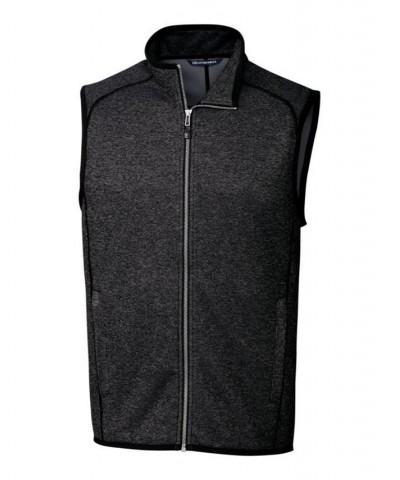 Cutter and Buck Men's Big and Tall Mainsail Sweater Vest Charcoal $44.20 Vests