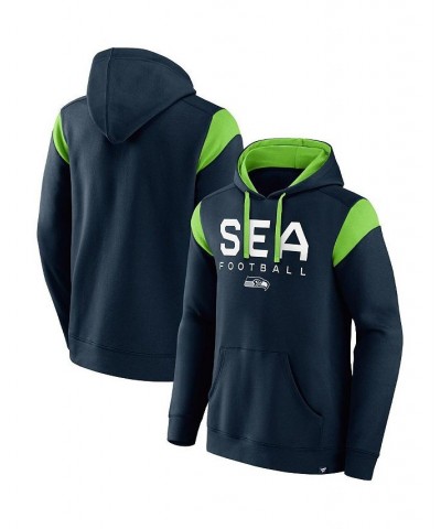 Men's Branded College Navy Seattle Seahawks Call The Shot Pullover Hoodie $37.94 Sweatshirt