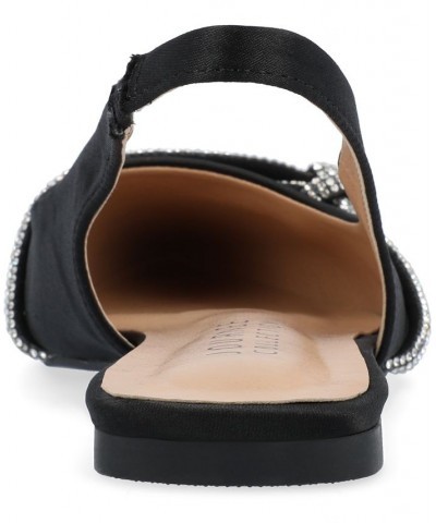 Women's Rebbel Slingback Flat Black $39.95 Shoes