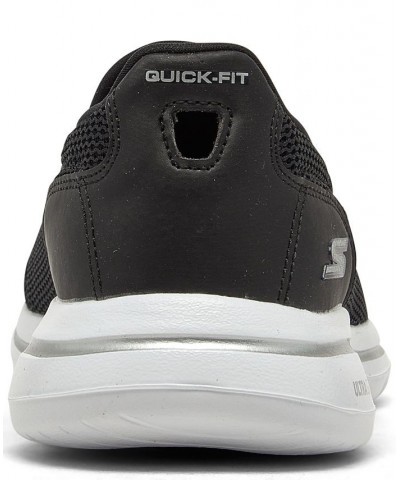 Women's GOWalk 5 Wide Width Walking Sneakers Black $20.70 Shoes