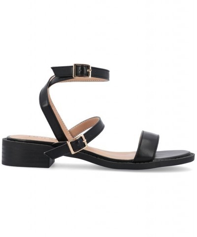 Women's Gigie Strappy Sandal Black $39.60 Shoes