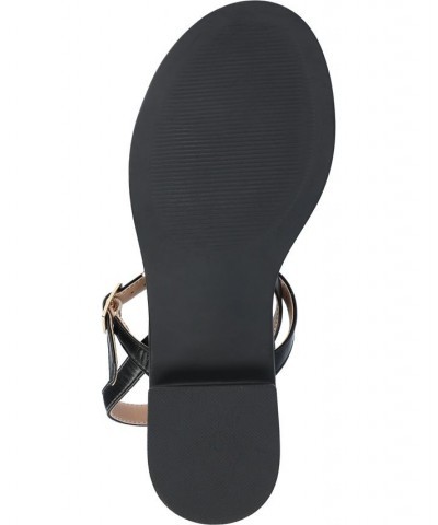 Women's Gigie Strappy Sandal Black $39.60 Shoes