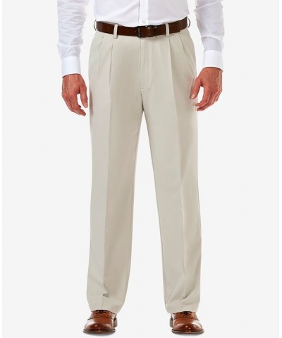 Men's Cool 18 PRO Classic-Fit Expandable Waist Pleated Stretch Dress Pants String $24.20 Pants