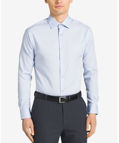 Calvin Klein Men's STEEL Classic-Fit Non-Iron Performance Herringbone Spread Collar Dress Shirt PD02 $25.37 Dress Shirts
