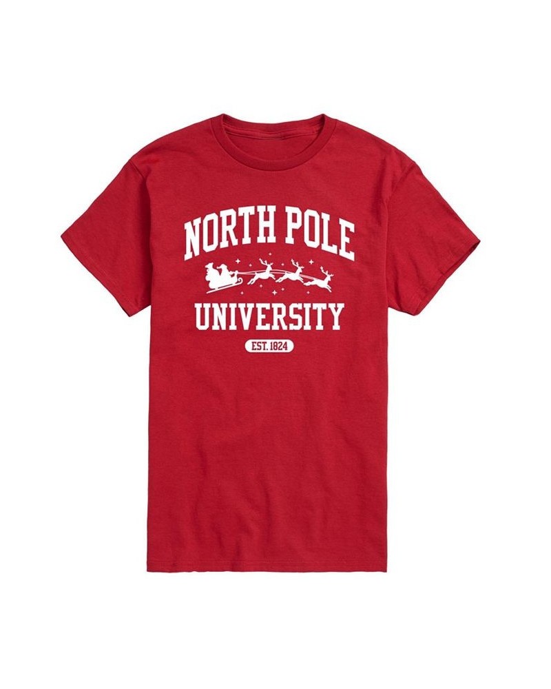 Men's North Pole Short Sleeve T-shirt Red $17.50 T-Shirts