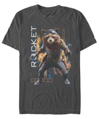 Men's Rocket Motion Short Sleeve Crew T-shirt Gray $14.70 T-Shirts