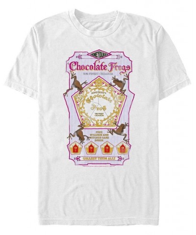 Men's Chocolate Frogs Short Sleeve Crew T-shirt White $19.24 T-Shirts