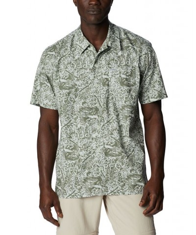 Men's PFG Trollers Best™ Short Sleeve Shirt Green $33.00 Shirts
