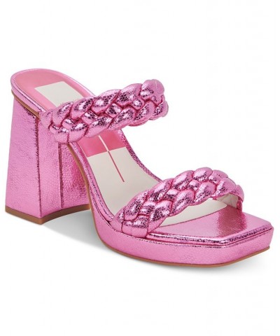 Women's Ashby Braided Two-Band Platform Sandals PD05 $73.50 Shoes