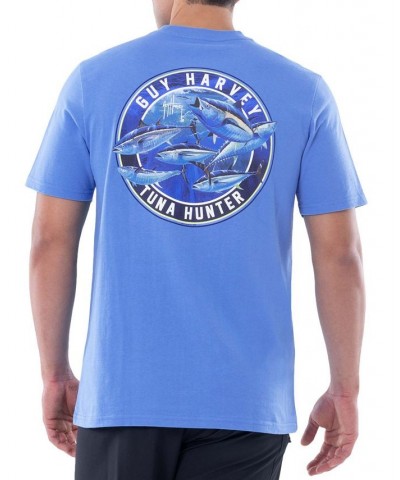 Men's Logo Graphic T-Shirt Blue $17.10 T-Shirts