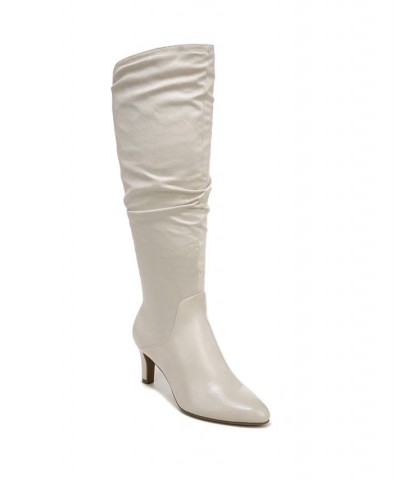 Glory Wide Calf Tall Boots White $24.00 Shoes