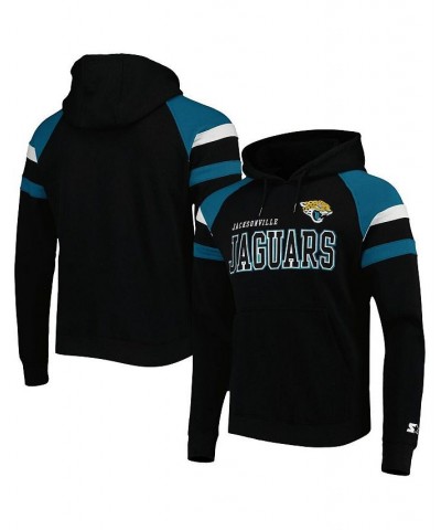 Men's Black Jacksonville Jaguars Draft Fleece Raglan Pullover Hoodie $34.98 Sweatshirt