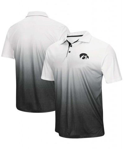 Men's Heather Gray Iowa Hawkeyes Magic Team Logo Polo Shirt $20.79 Polo Shirts