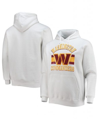 Men's NFL x Darius Rucker Collection by White Washington Commanders Fleece Pullover Hoodie $37.95 Sweatshirt