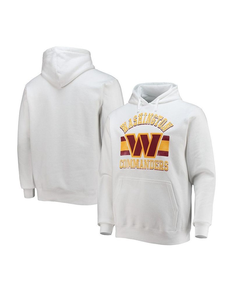 Men's NFL x Darius Rucker Collection by White Washington Commanders Fleece Pullover Hoodie $37.95 Sweatshirt