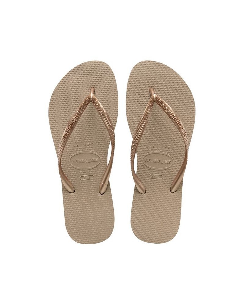 Women's Slim Flip-flop Sandals PD01 $15.04 Shoes