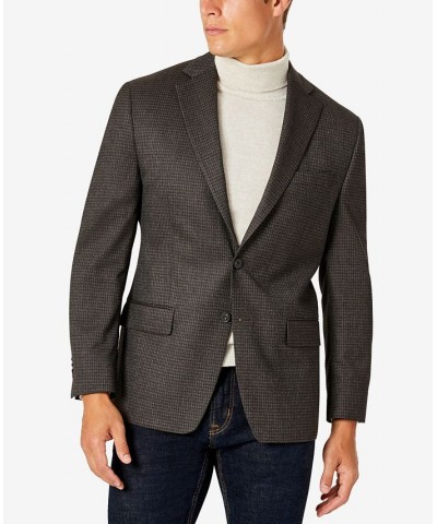Men's Modern-Fit Pattern Check Sport Coats PD02 $103.70 Blazers