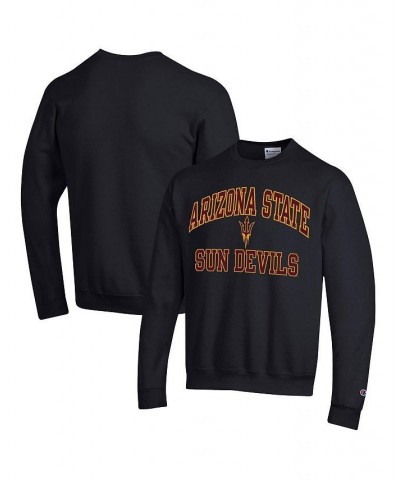 Men's Black Arizona State Sun Devils High Motor Pullover Sweatshirt $22.44 Sweatshirt