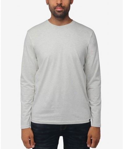 Men's Soft Stretch Crew Neck Long Sleeve T-shirt PD07 $19.60 T-Shirts