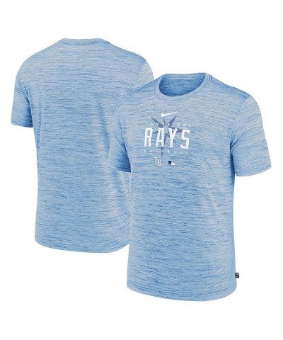 Men's Light Blue Tampa Bay Rays Authentic Collection Velocity Performance Practice T-shirt $29.99 T-Shirts