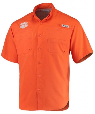 Men's Orange Clemson Tigers Tamiami Shirt $35.74 Shirts