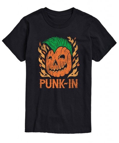 Men's Punk-In Classic Fit T-shirt Black $15.40 T-Shirts