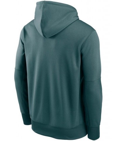 Men's Midnight Green Philadelphia Eagles Fan Gear Wordmark Performance Pullover Hoodie $36.29 Sweatshirt